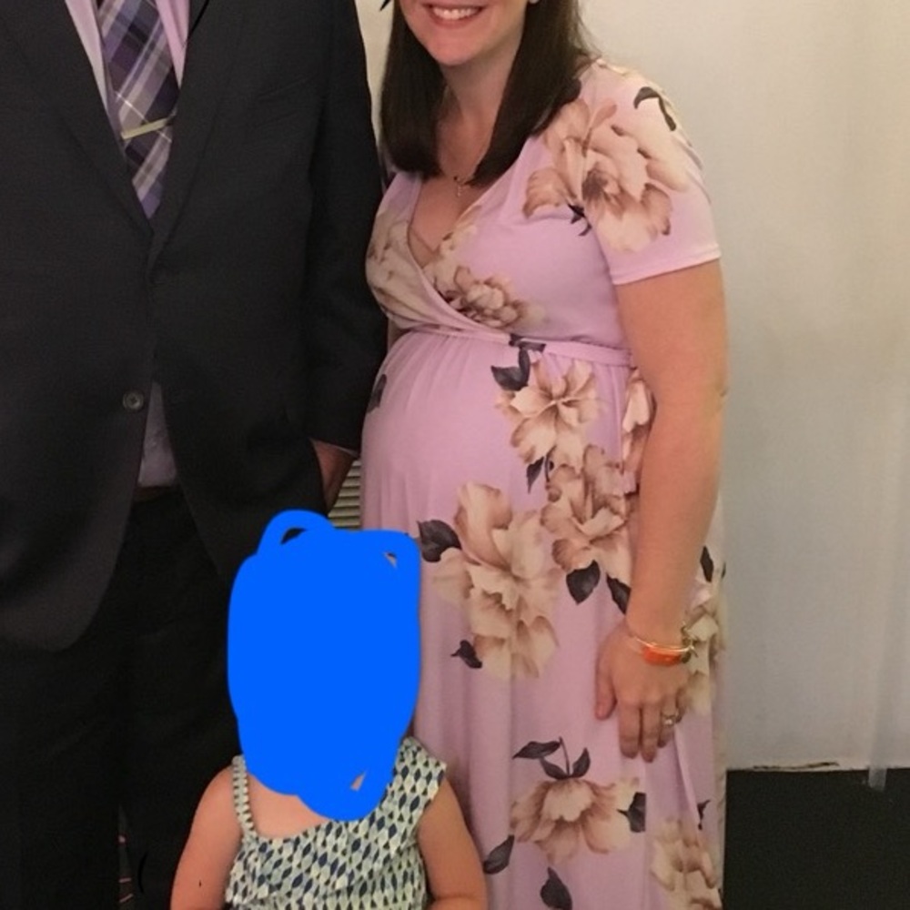 Pink Blush Maternity High-low Dress - Spring ahead!!